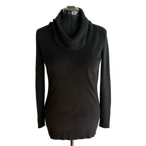 Black Cowl Neck Sweater